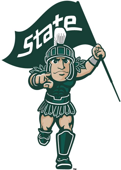 Michigan state spartan mascot character